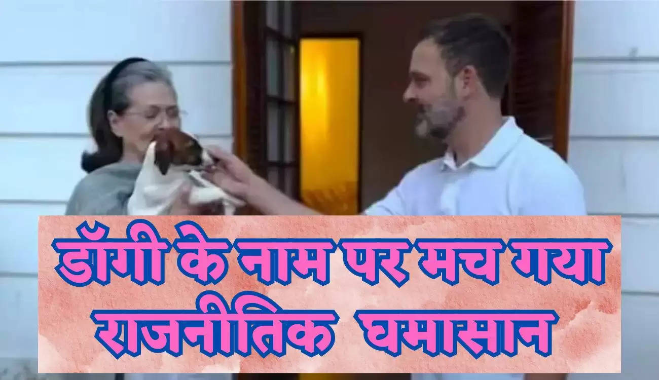Rahul Gandhi's Doggy Name Controversy: राहुल गांधी ने अपनी माँ  को दिया डॉगी गिफ्ट में , नाम पर मच गया राजनीतिक घमासान 
